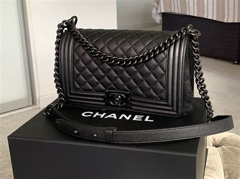 chanel handbags boyfriend|chanel boy bag all black.